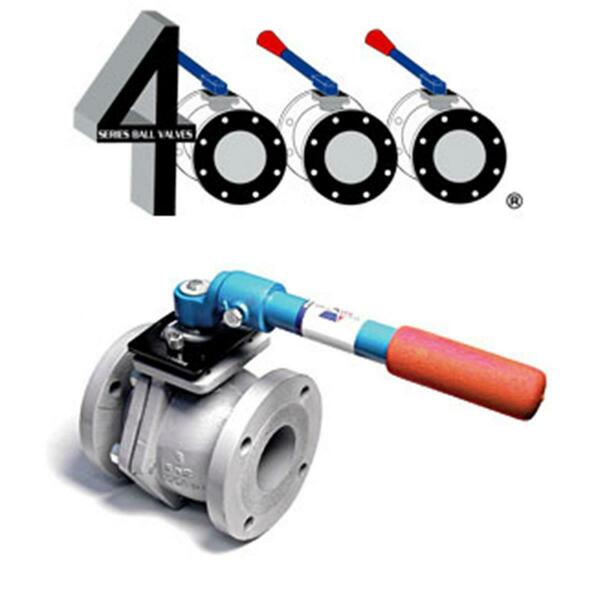 American Valve 4000D 4 4 in. Ductile Iron Flanged Ball Valve 4000D 4&quot;